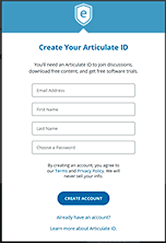 CREATE ACCOUNT